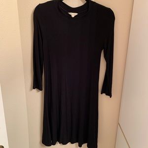 American Eagle Soft & Sexy black long sleeve dress